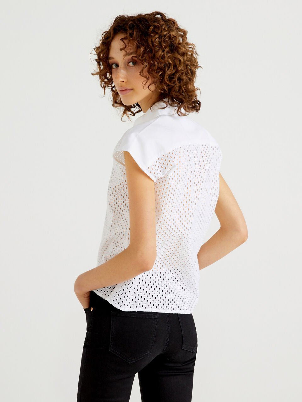 Broderie Anglaise Cotton Collar