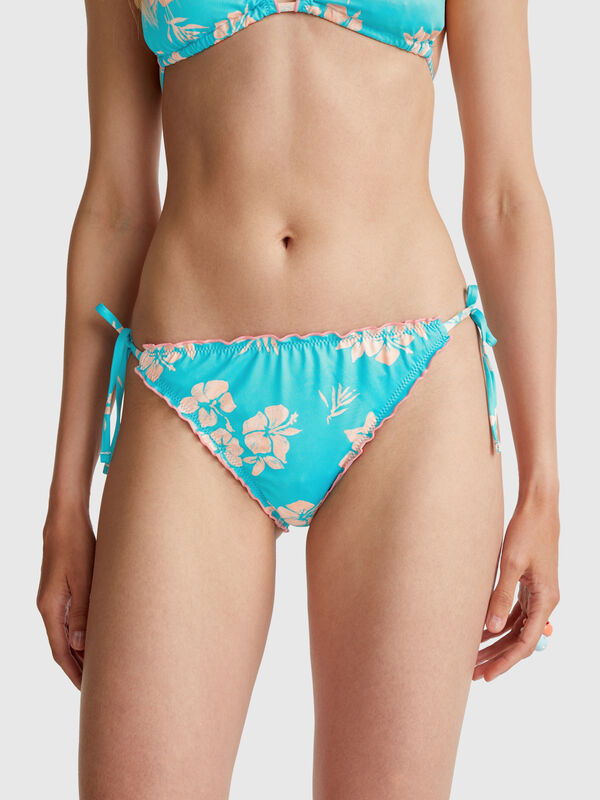 Braguita de baño con estampado de flores Mujer