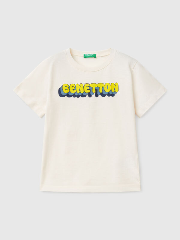 Camiseta con logotipo estampado Niño