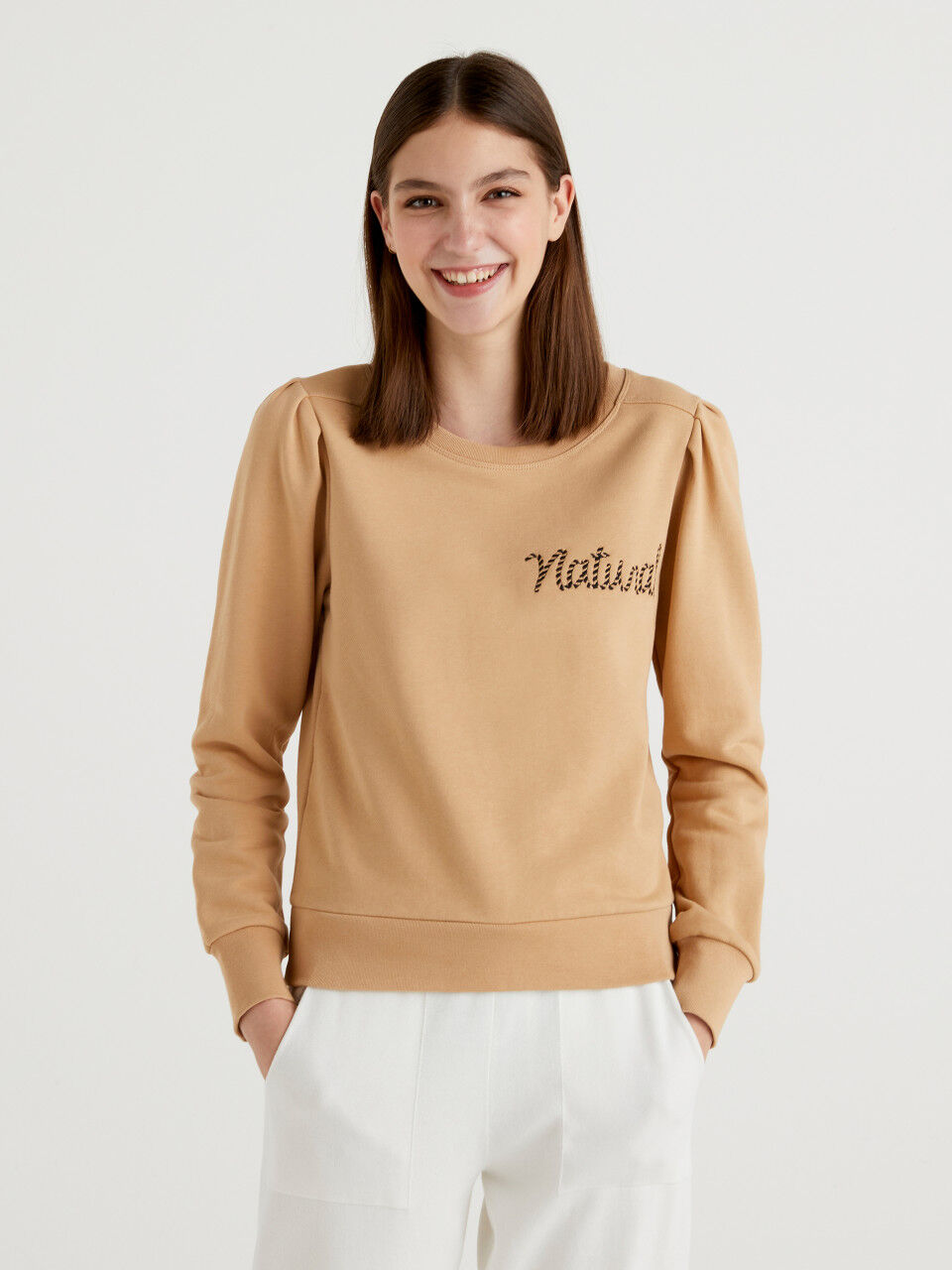 Ladies sweatshirts without hood outlet