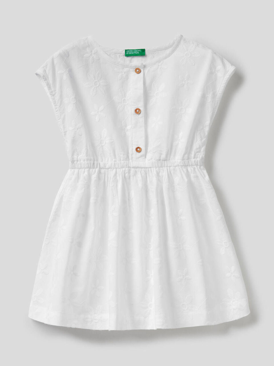 Dress with floral embroidery image number 1