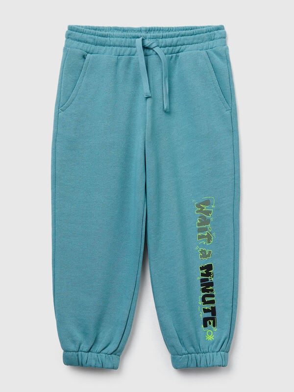 Pantalones deportivos suaves con cordón Niño