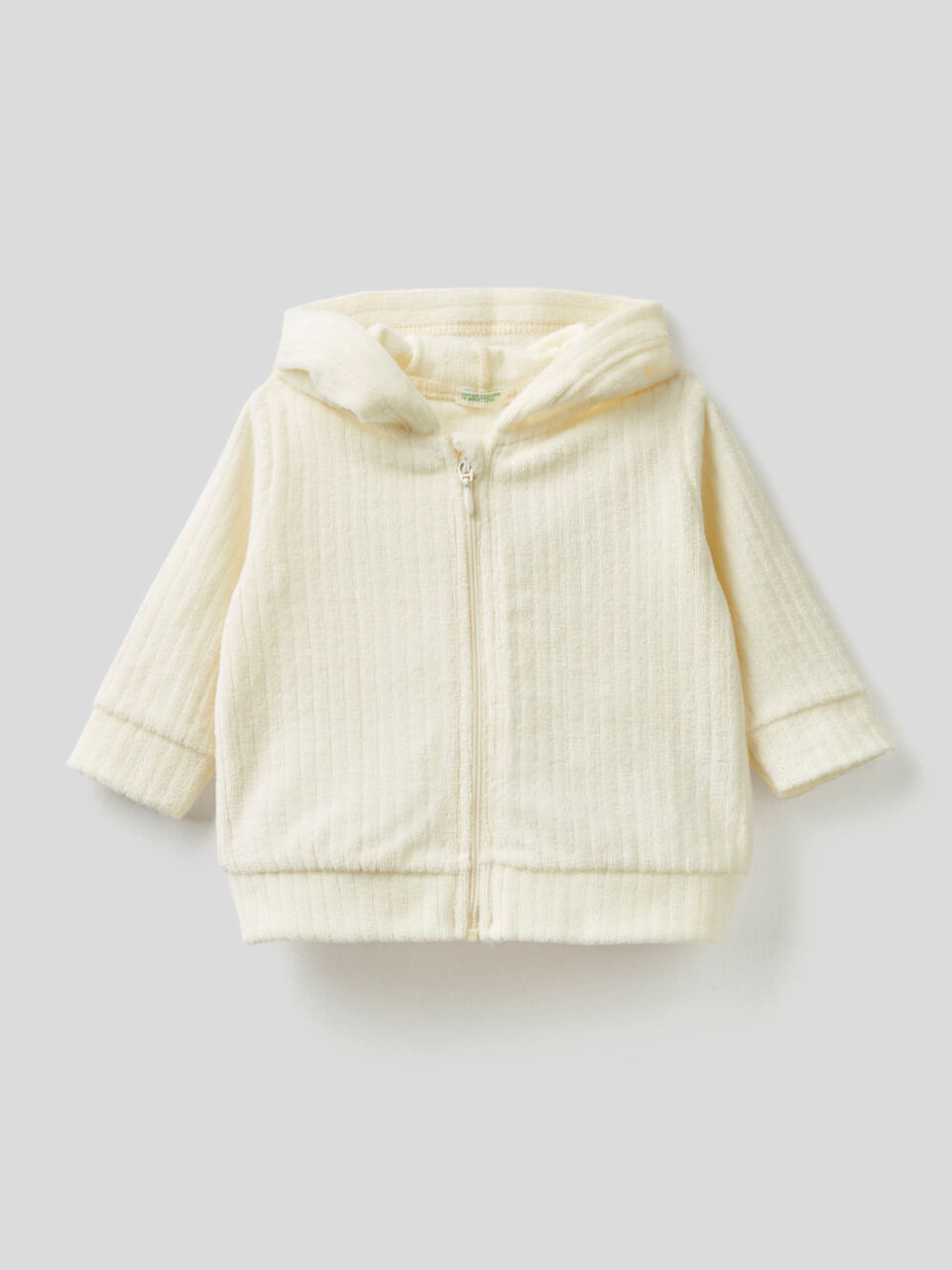 Sweatshirt in chenille with animal hood image number 1