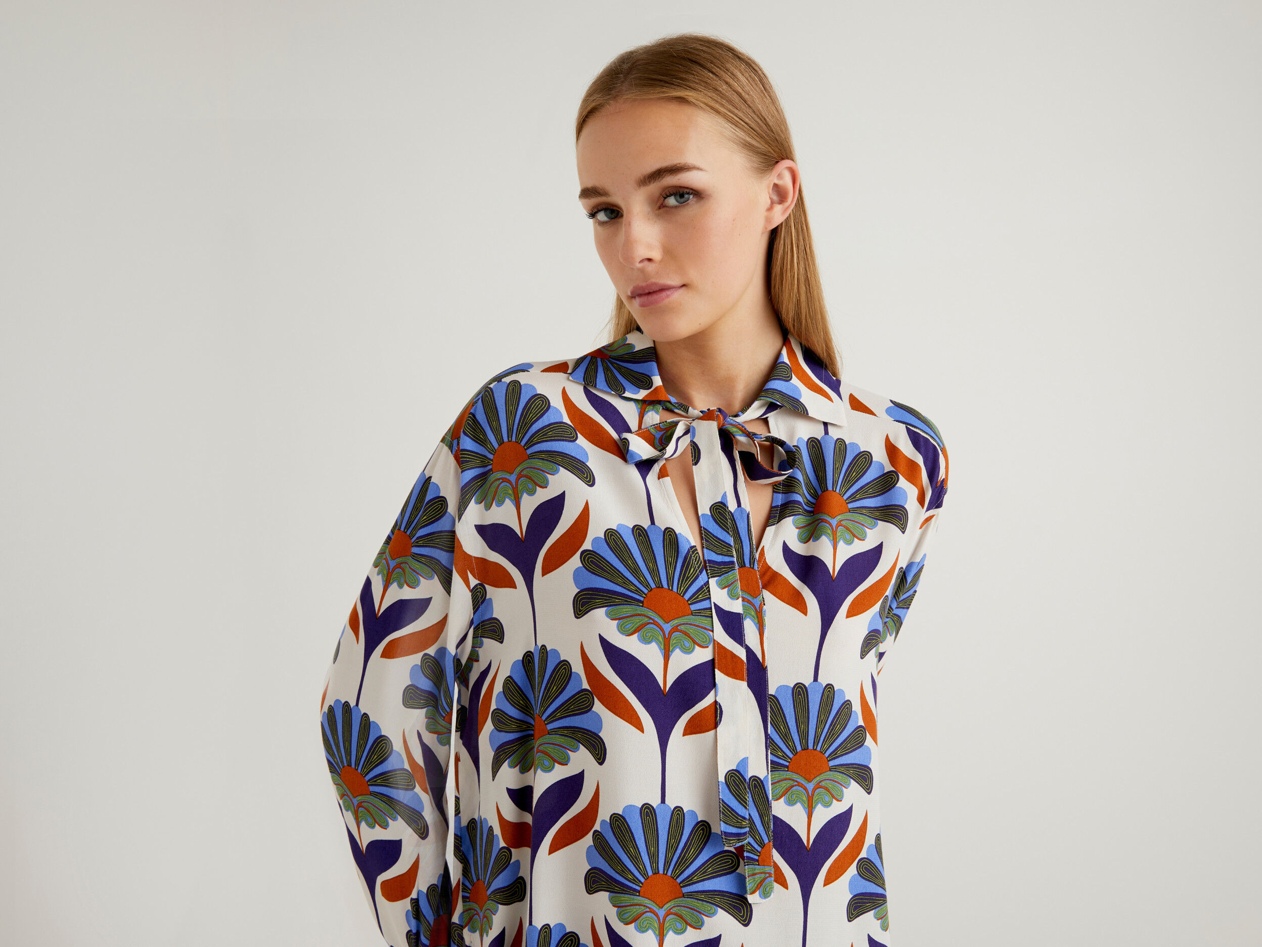 Women's flowy blouses sales