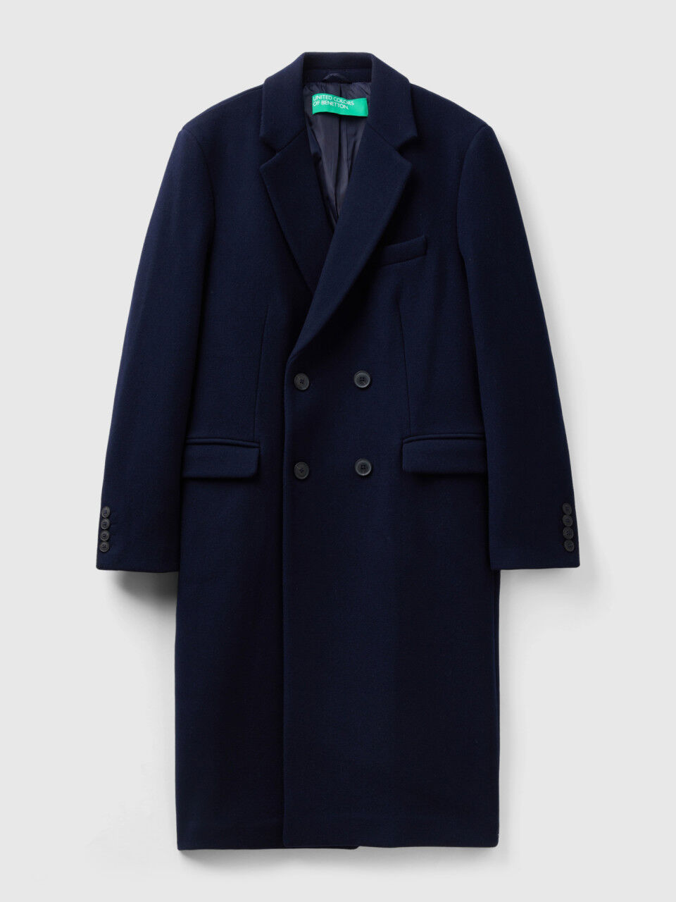 Long blue coat men hotsell