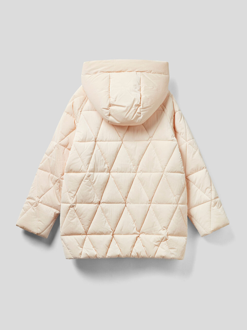 Long quilted jacket image number 2