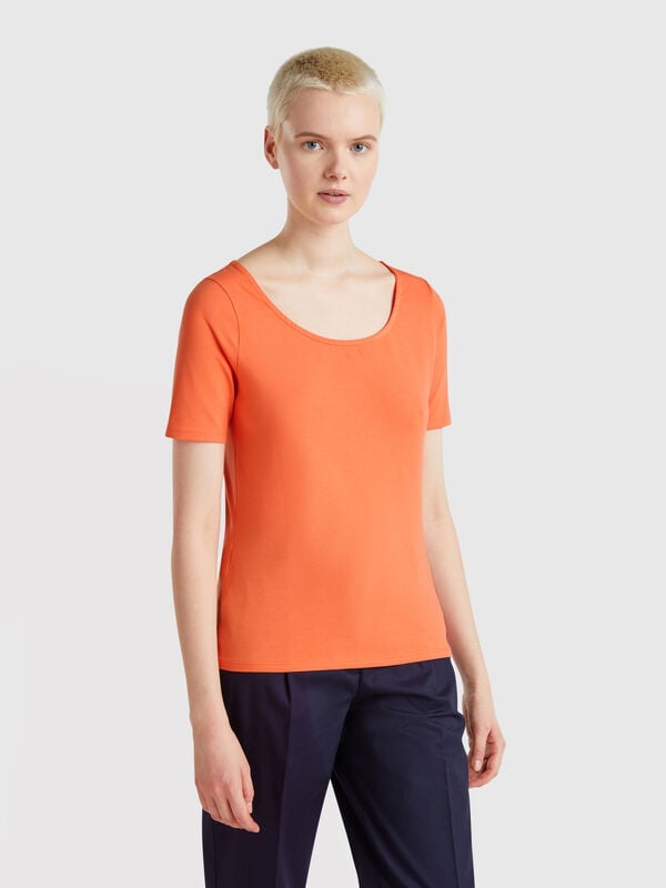 Slim fit reversible t-shirt Women