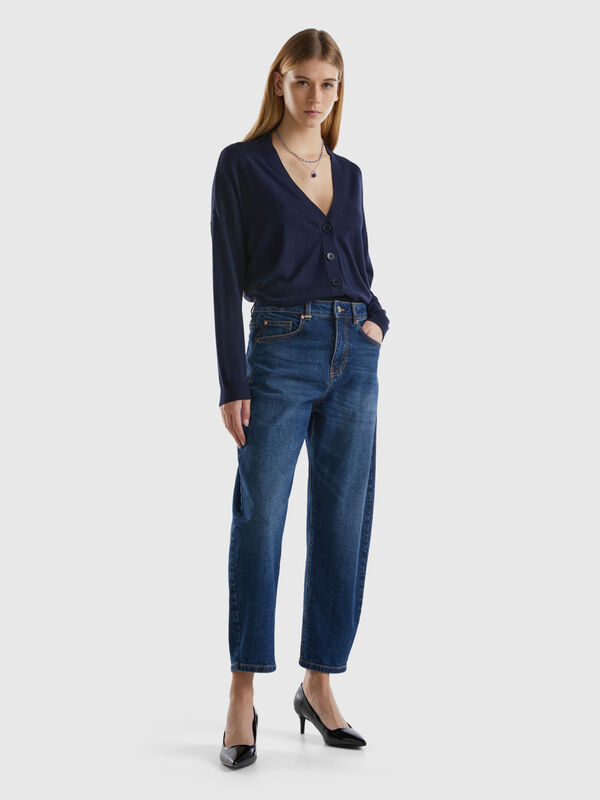 Cropped Jeans - Denim blue - Ladies