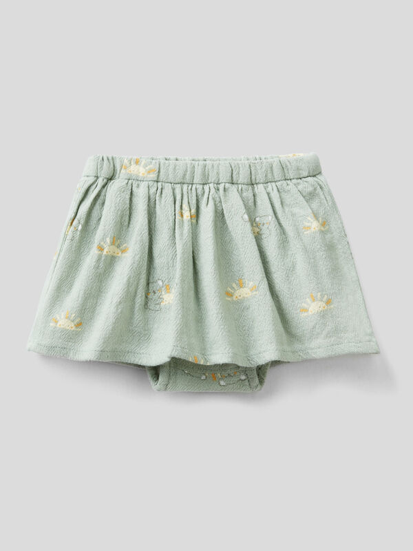 Skirt with printed underwear New Born (0-18 months)