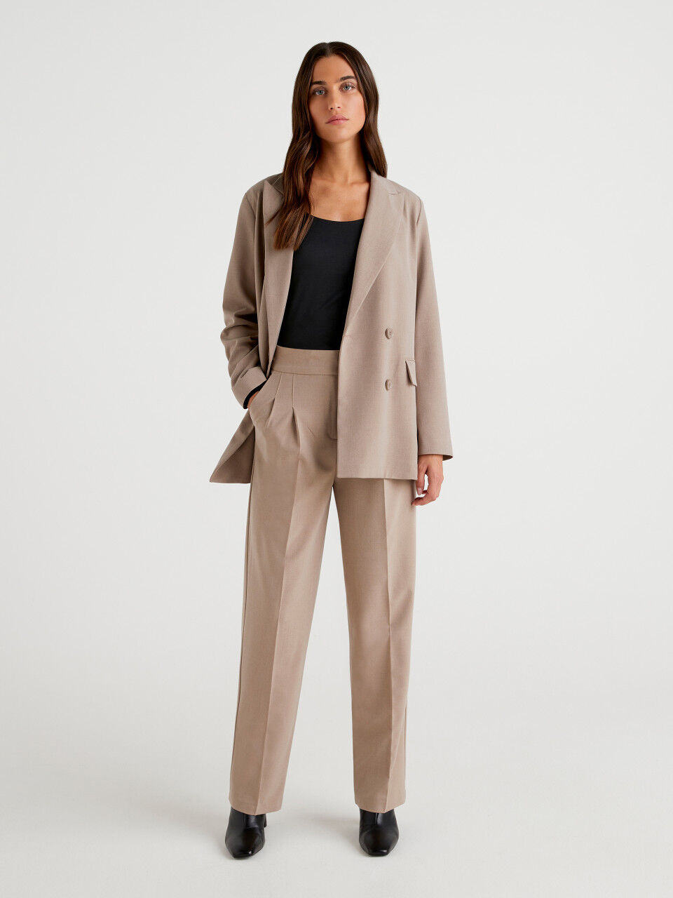 Womens Slim Fit Trousers New Collection 2023  Benetton