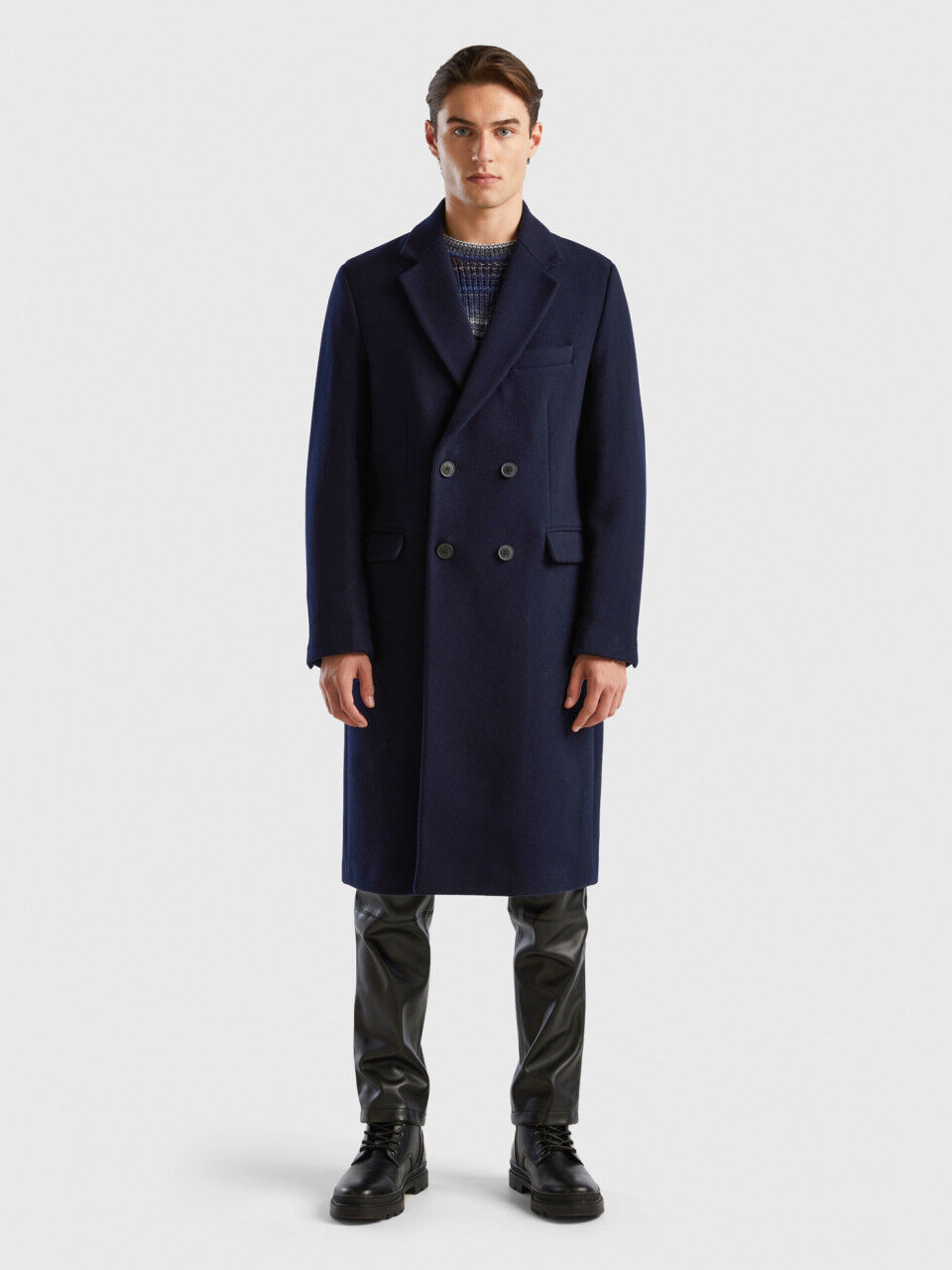 Jamickiki 2018 winter new men's woolen coat store