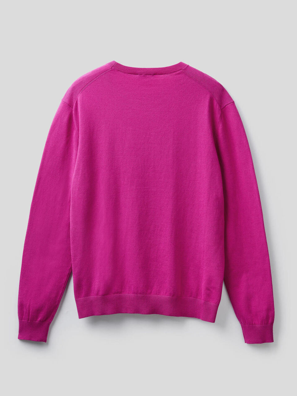 Crew neck sweater in cotton blend image number null