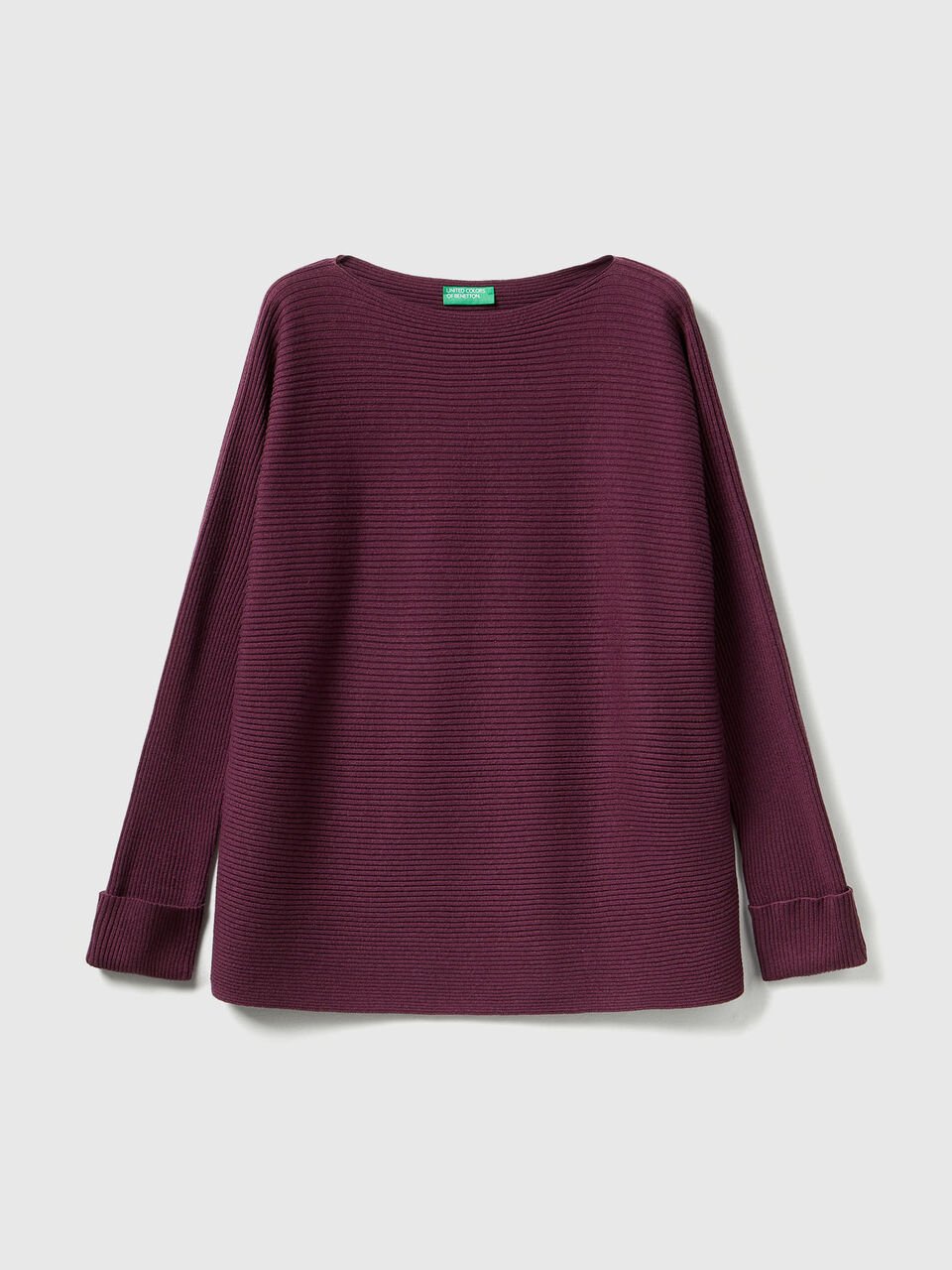 BOAT-NECK SWEAT.L/S Women image number 1