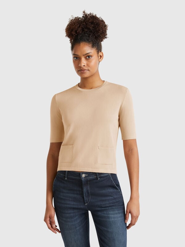 Short sleeve sweater Women