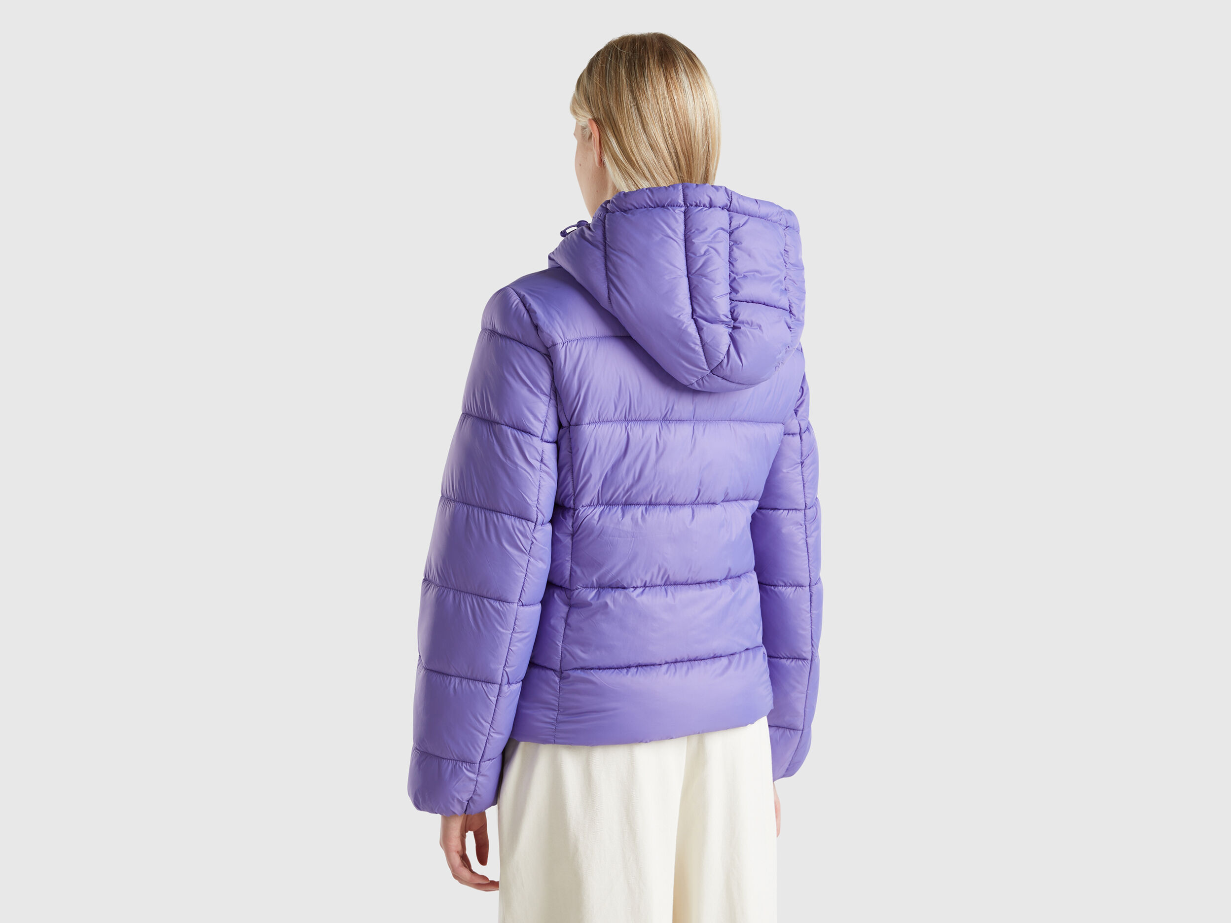 Purple puffer jacket discount
