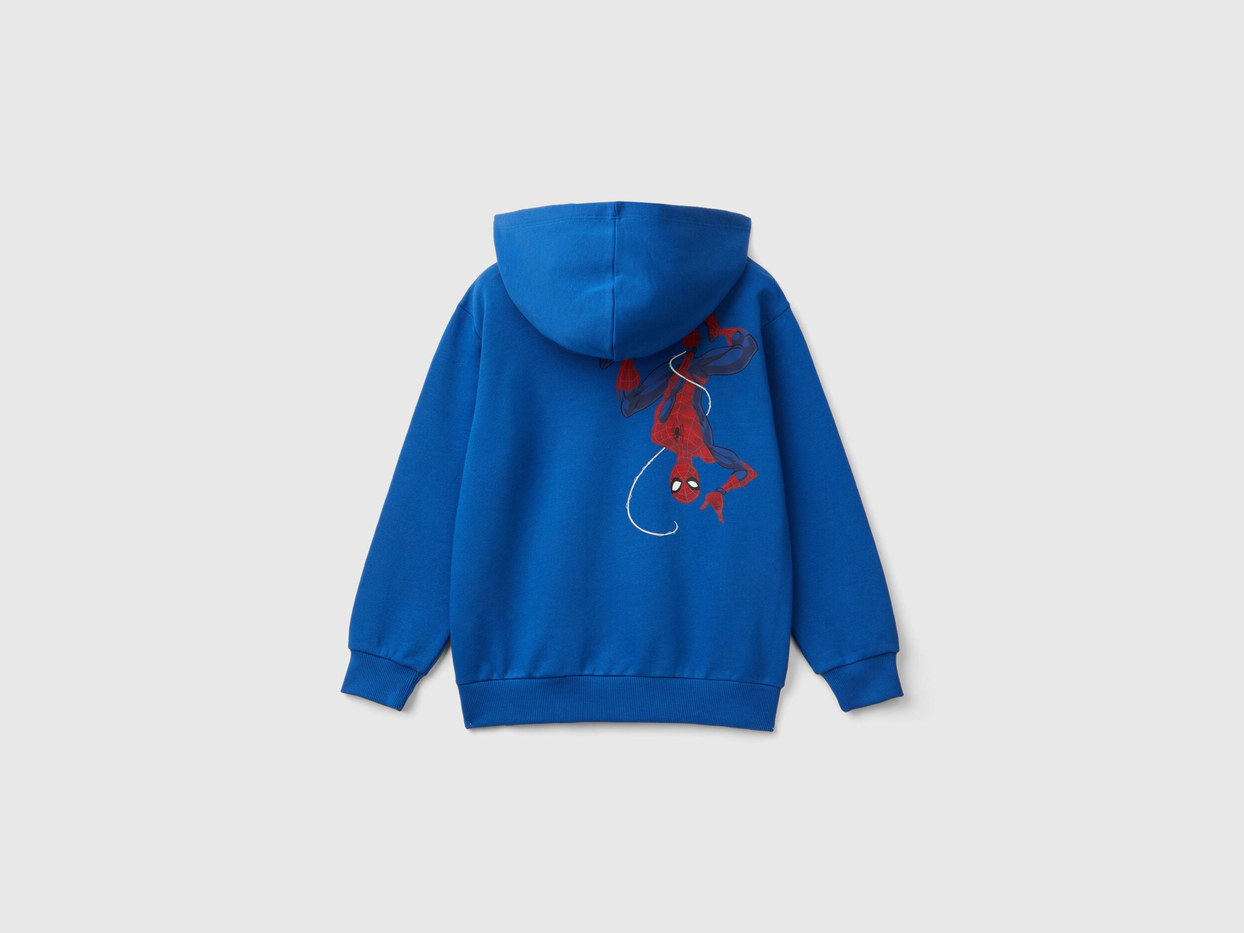 Blue Marvel Spiderman hoodie Blue Benetton