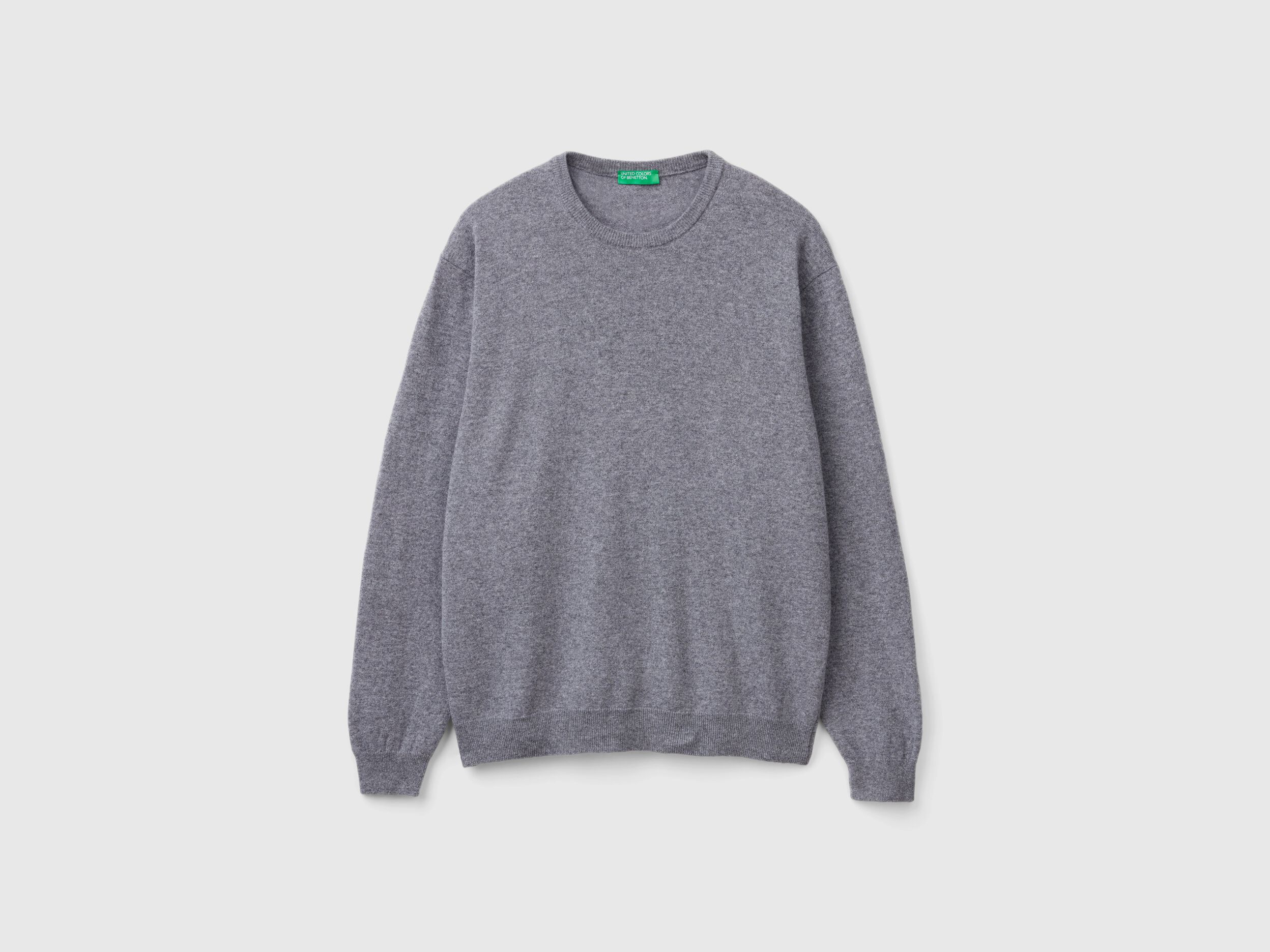 Dark grey crew neck sweater hot sale
