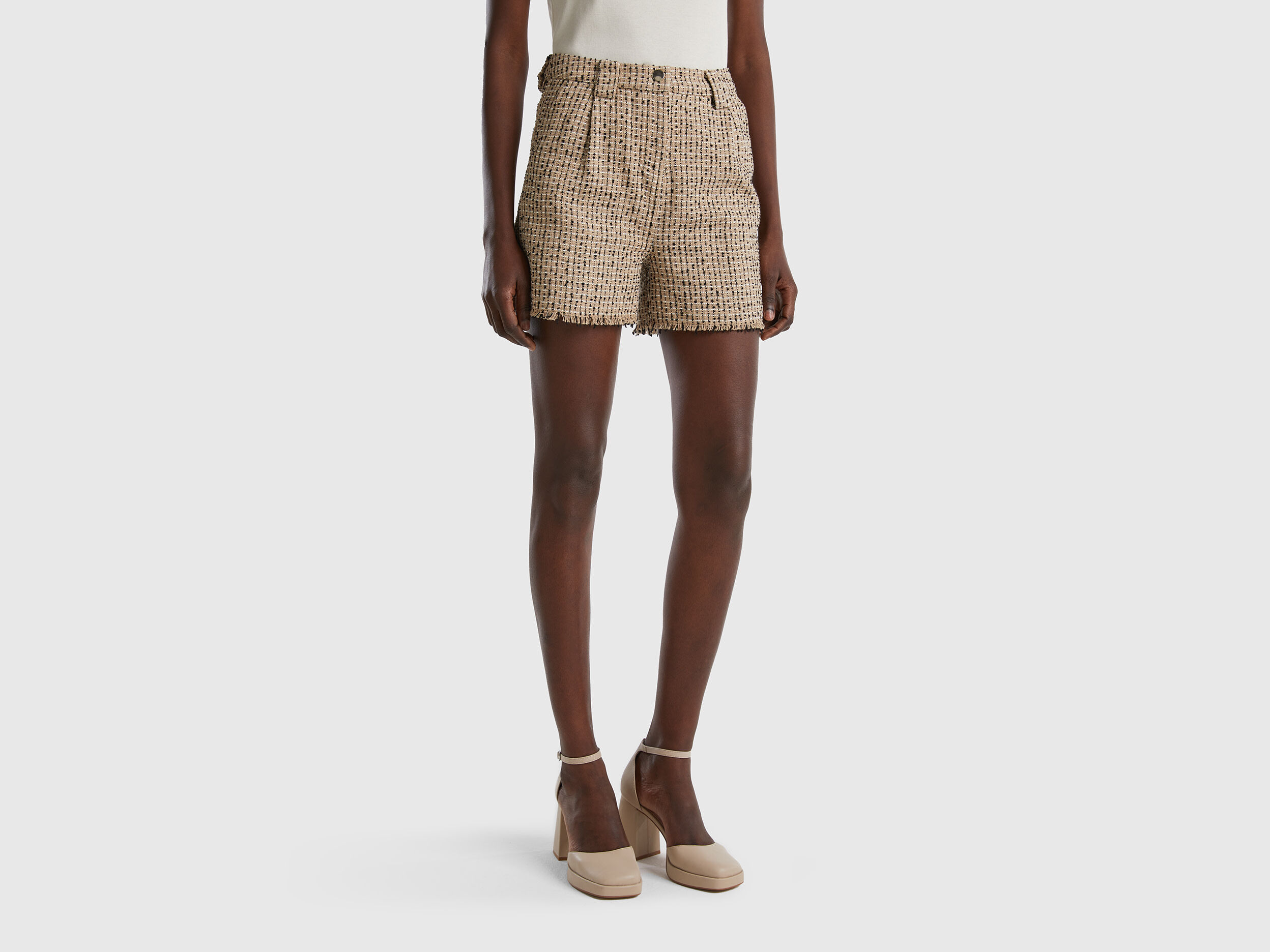 Benetton pantalon hotsell corto mujer