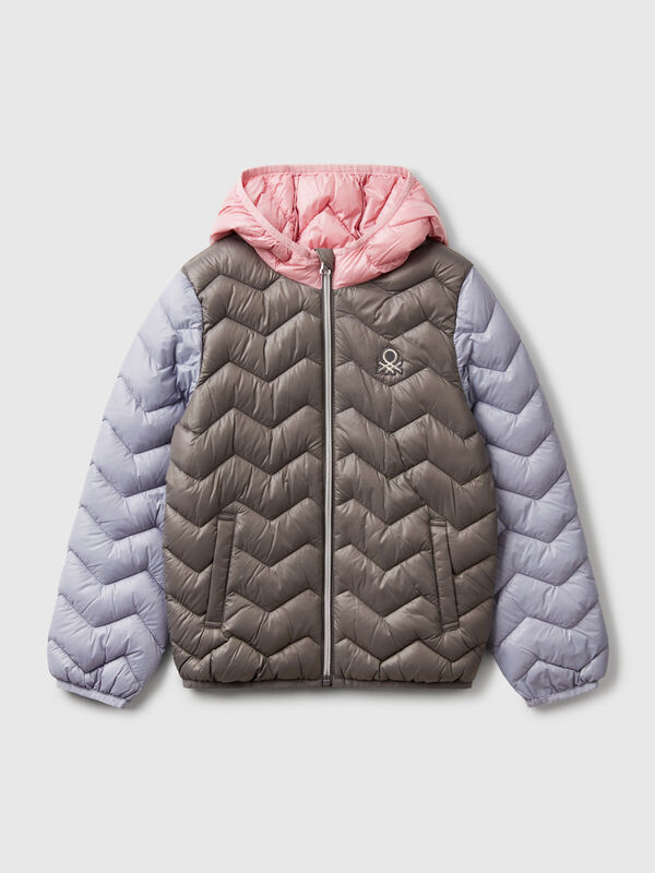 Chaqueta acolchada con capucha Niña