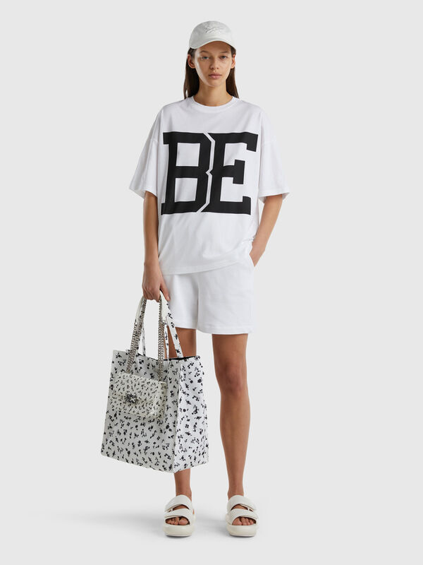 Oversized "BE" t-shirt Women