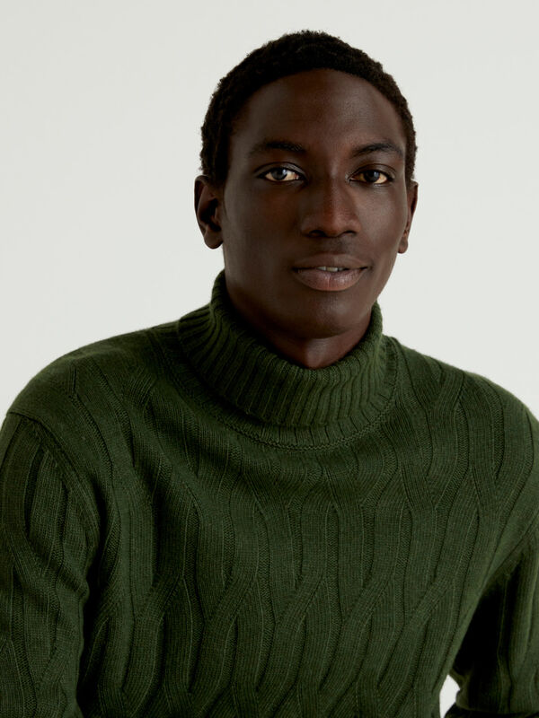 Wool cashmere sweater