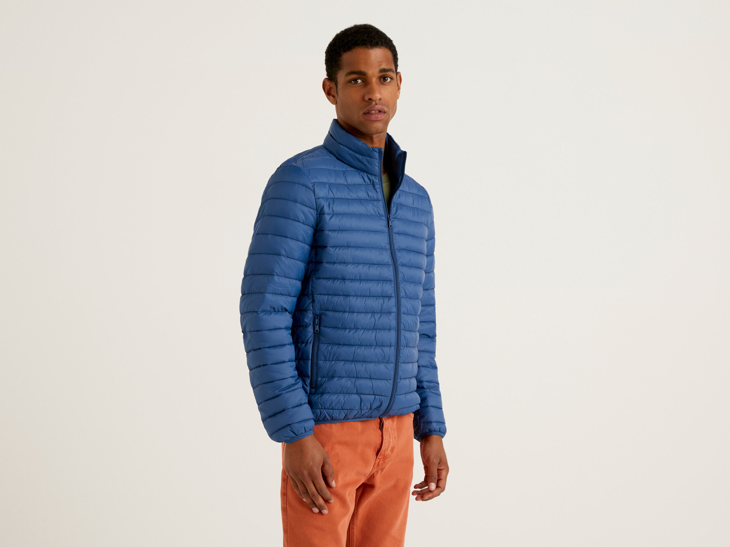 Slim fit online padded jacket