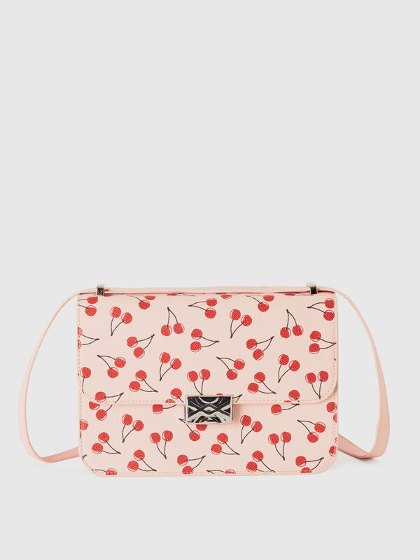 Large pink Be Bag with cherries Women
