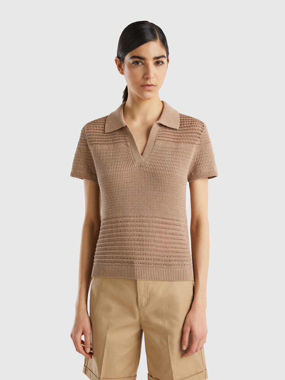 Short sleeve hotsell polo for women