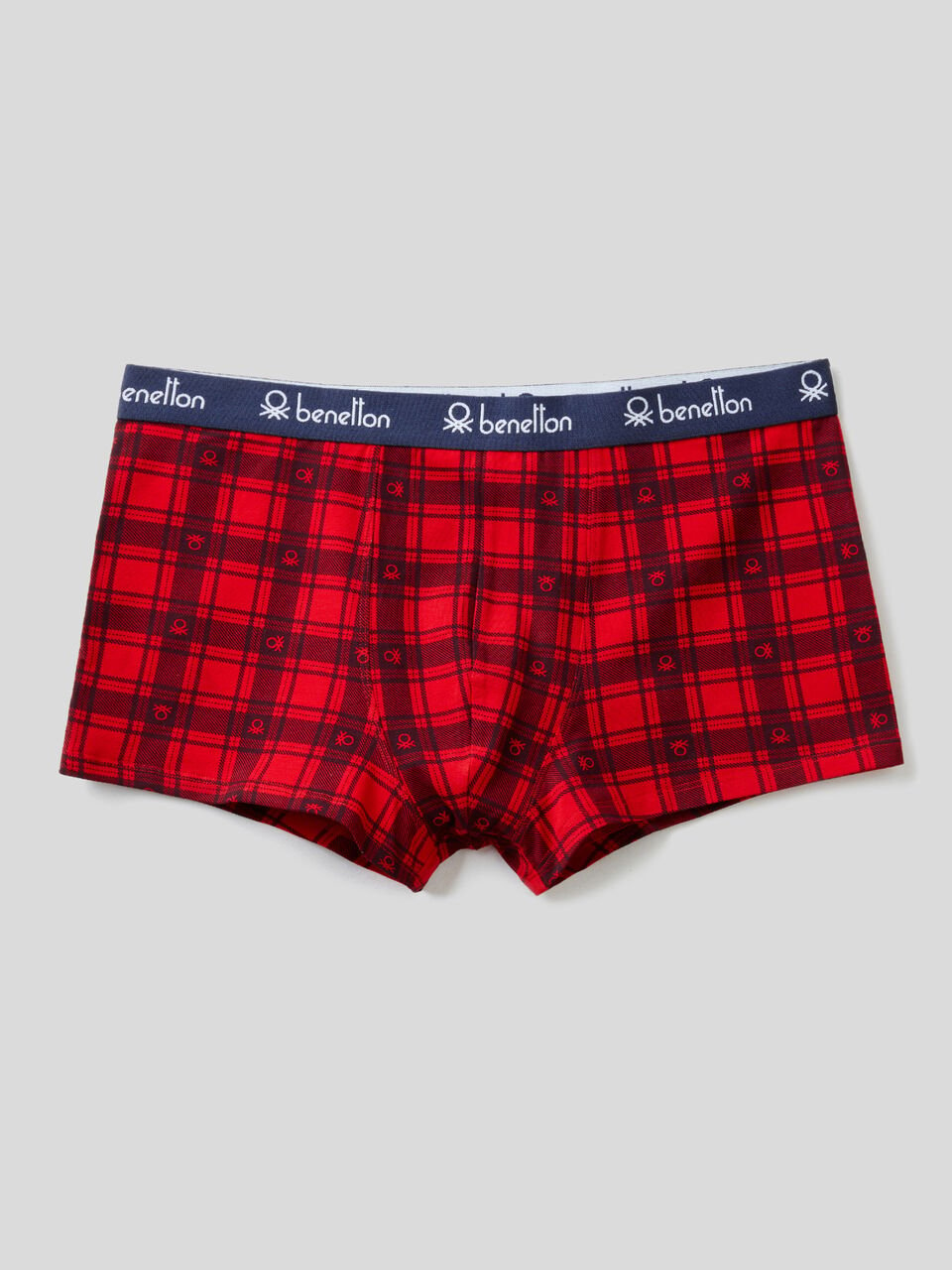 Patterned boxers in stretch cotton - Multi-color