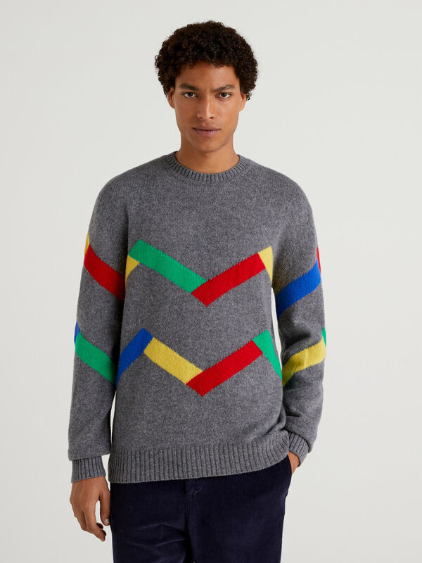 JCCxUCB sweater with inlay Men