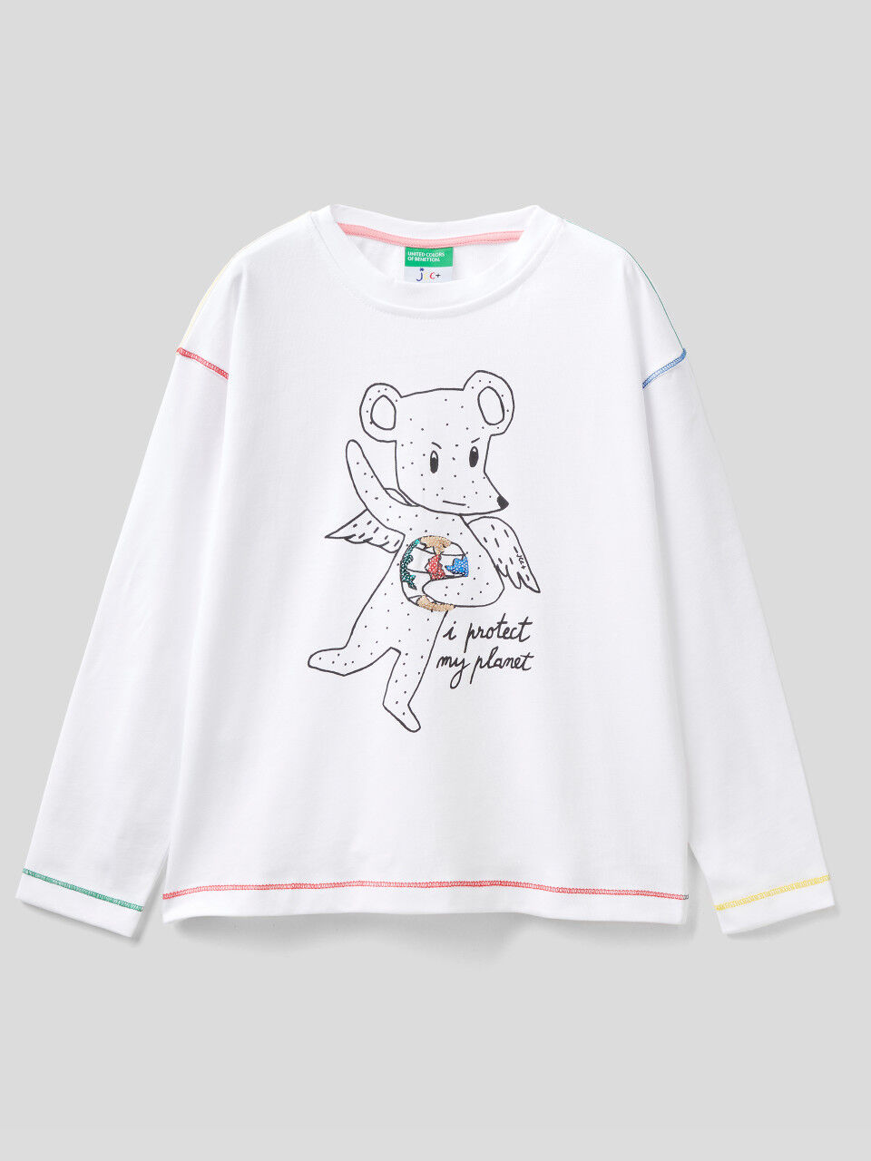 Camisetas manga best sale larga niña c&a