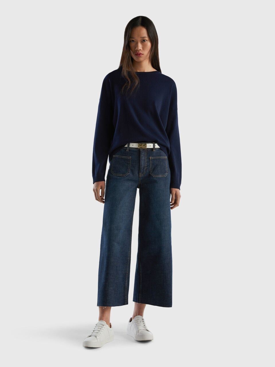 Women s High Waisted Jeans New Collection 2024 Benetton