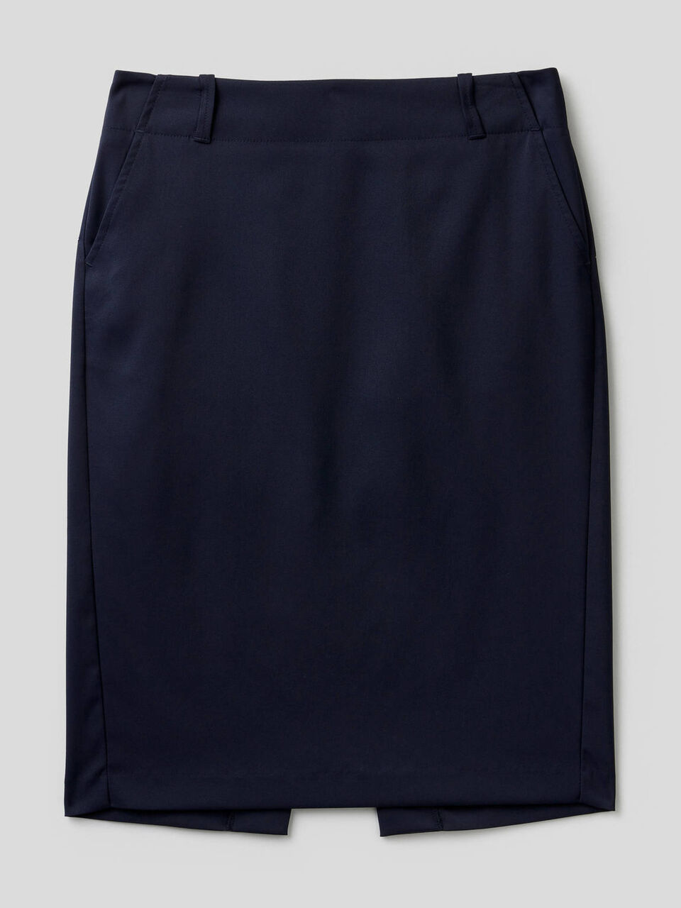 Pencil skirt in stretch fabric image number 1