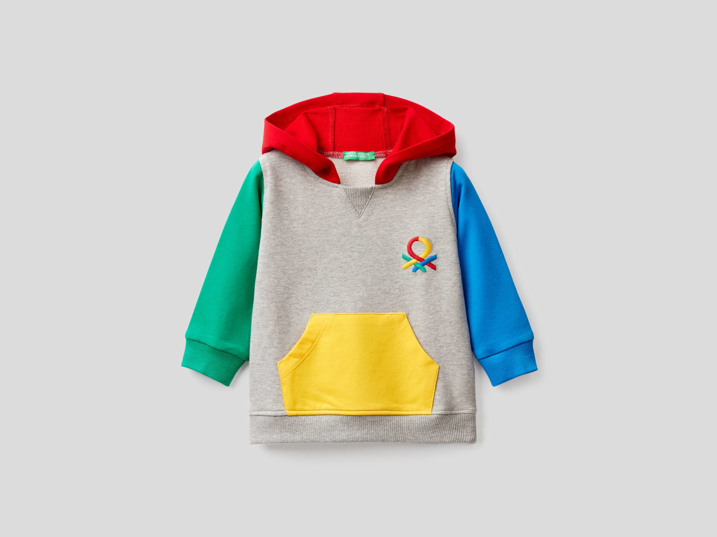 Sudadera de algodón orgánico elástico con capucha image number null