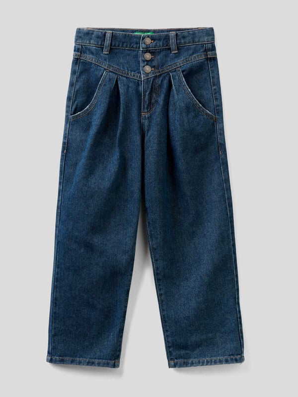 Slouchy Wide-Leg Jeans for Toddler Girls