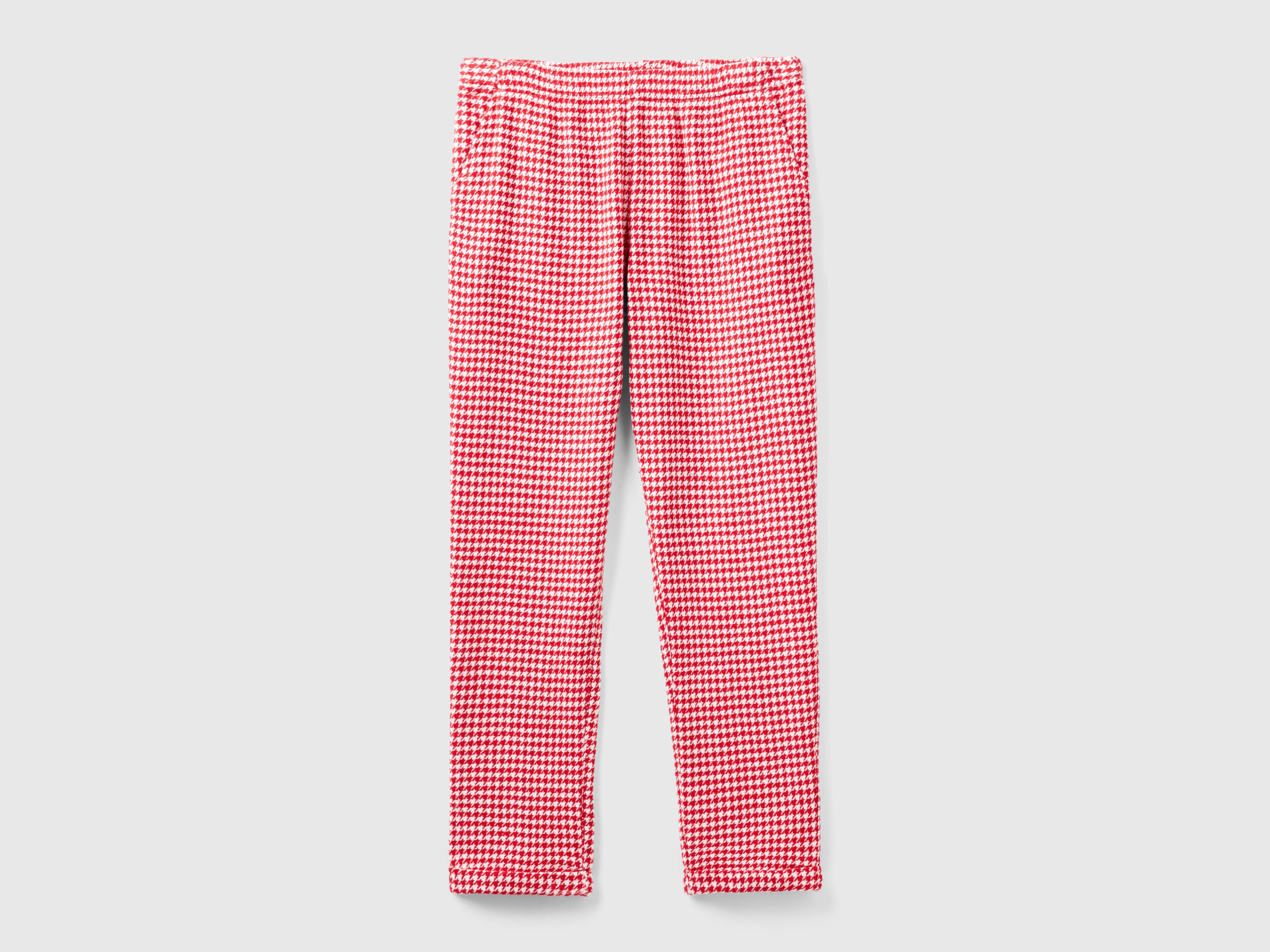 Red houndstooth pants clearance