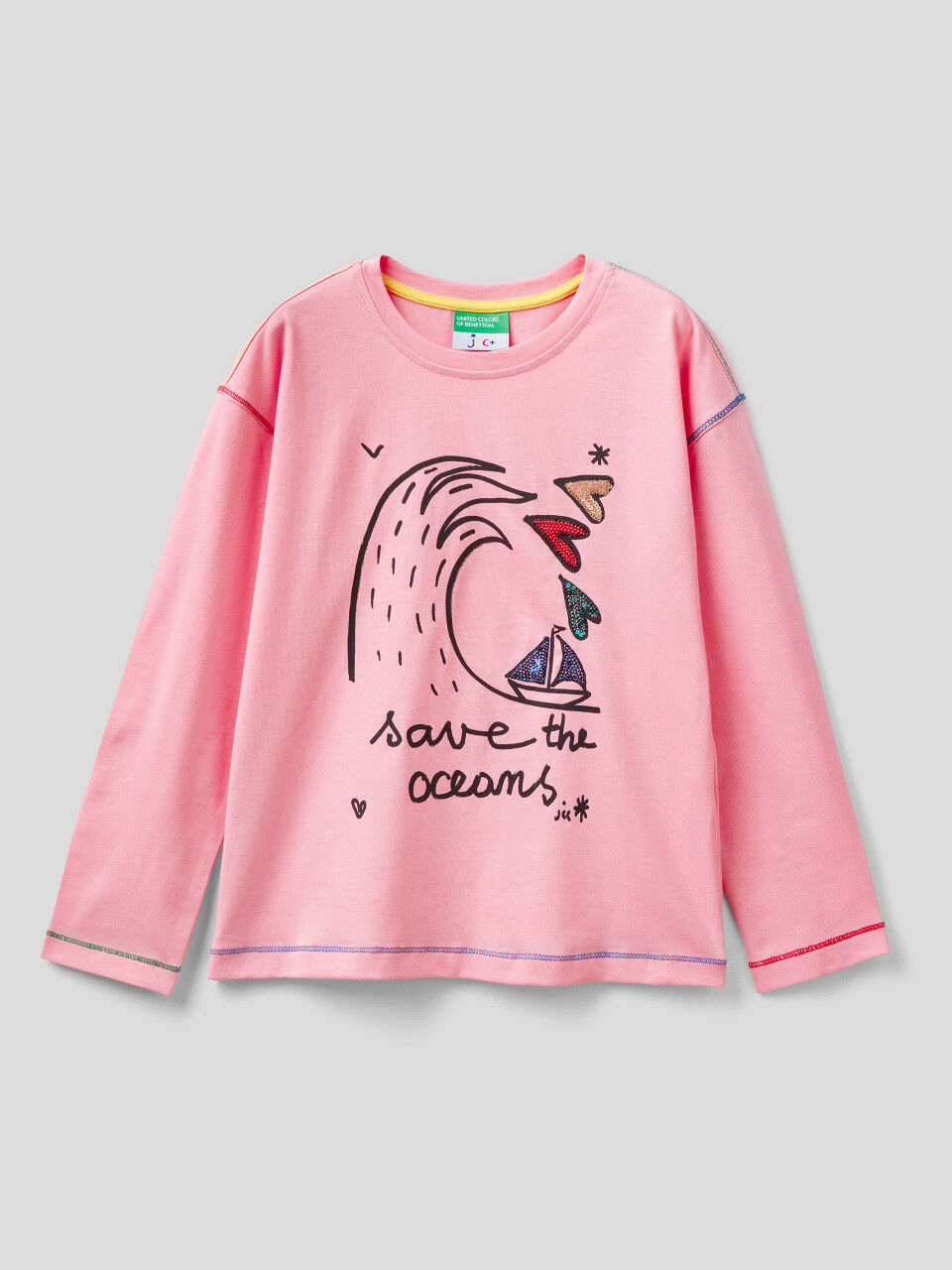 Girls long t shirts clearance