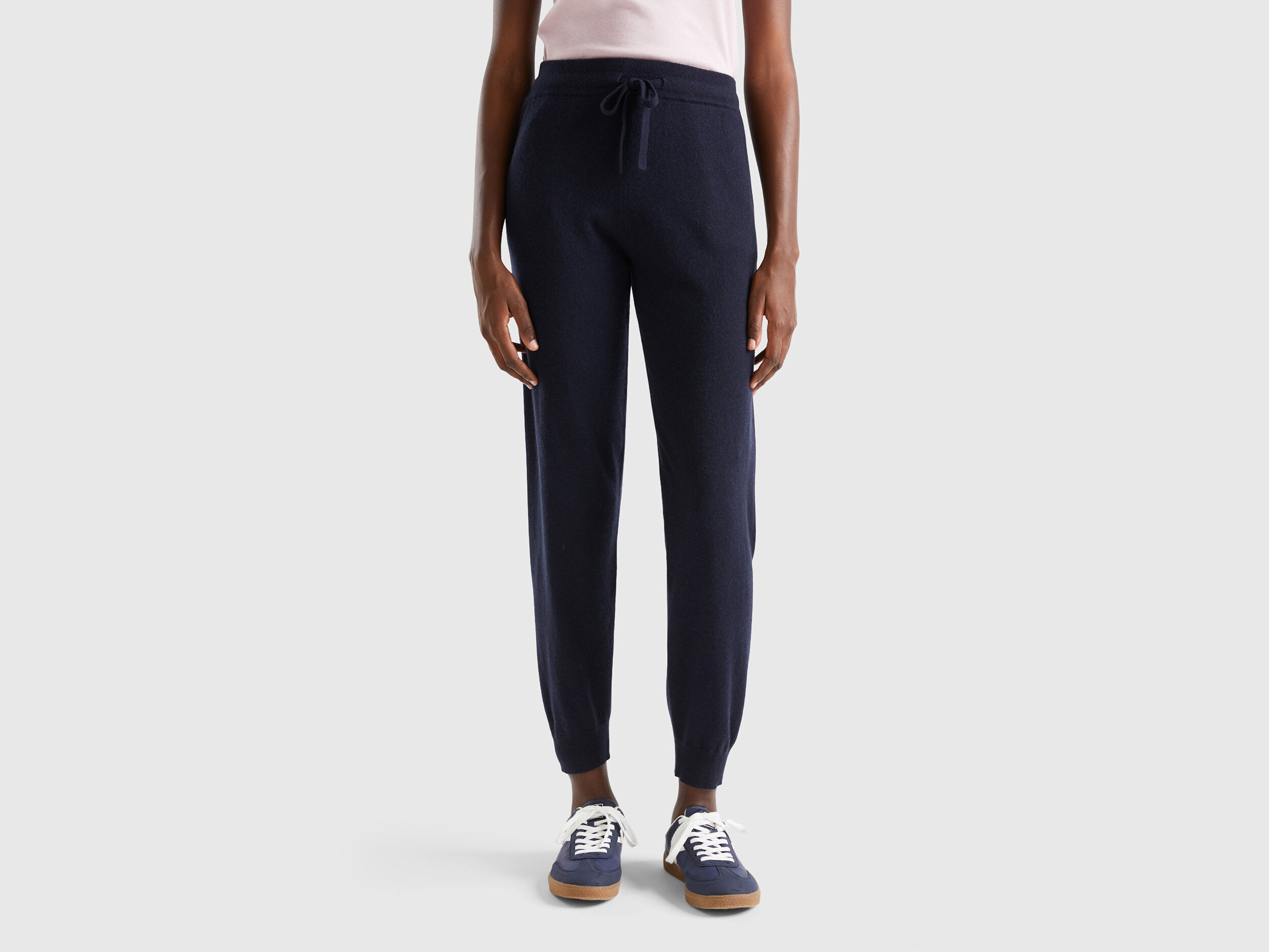 Navy online cashmere joggers