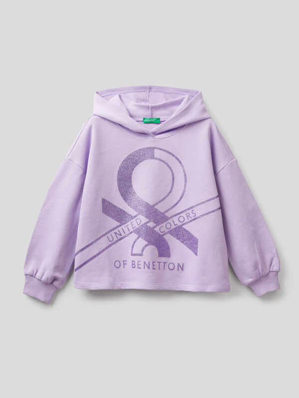 Boxy sweatshirt in 100% cotton Junior Girl