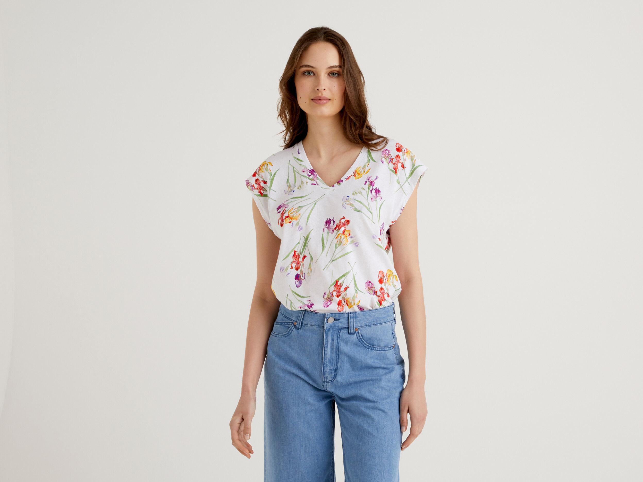 Benetton t shirt sale donna