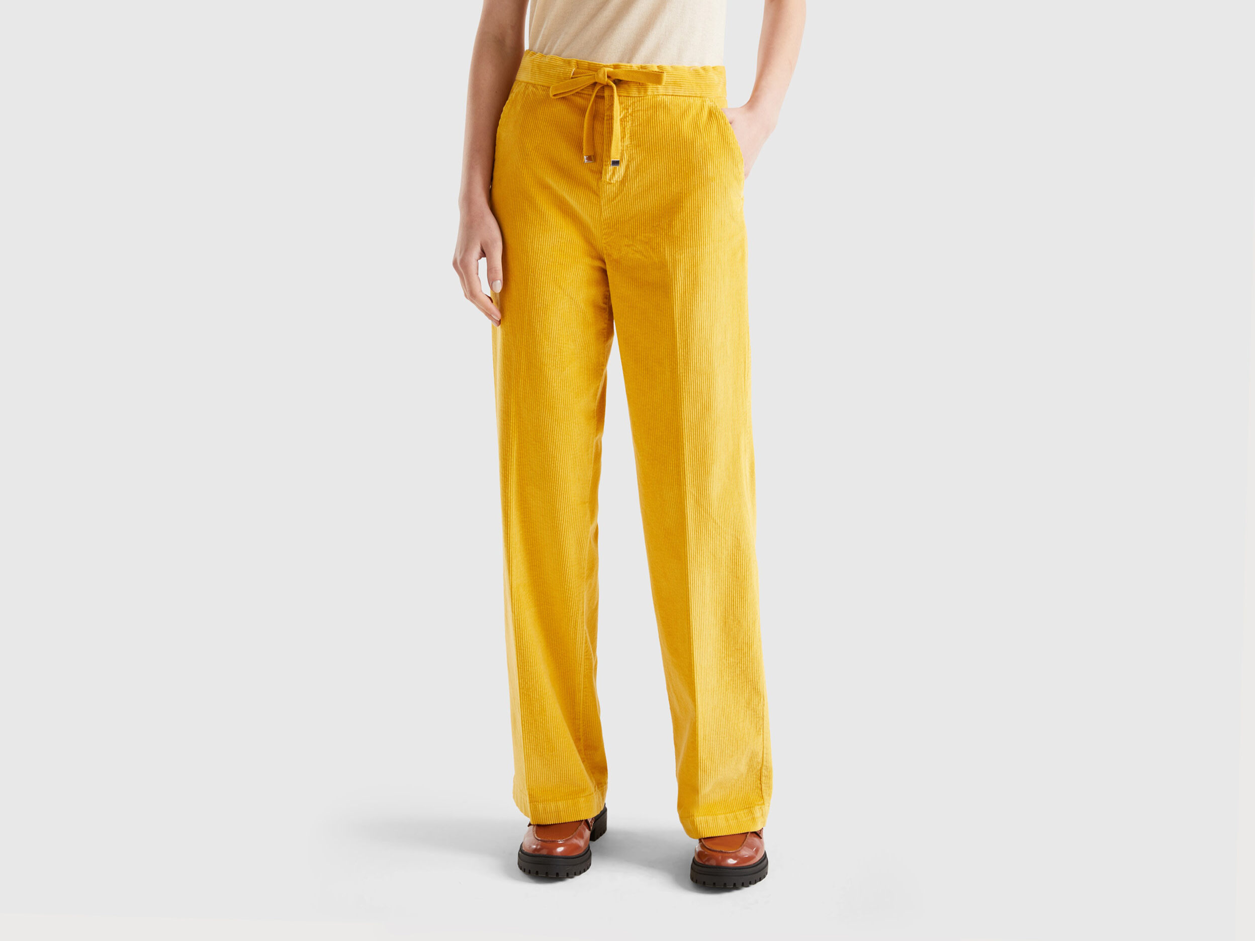 Old navy yellow shop linen pants