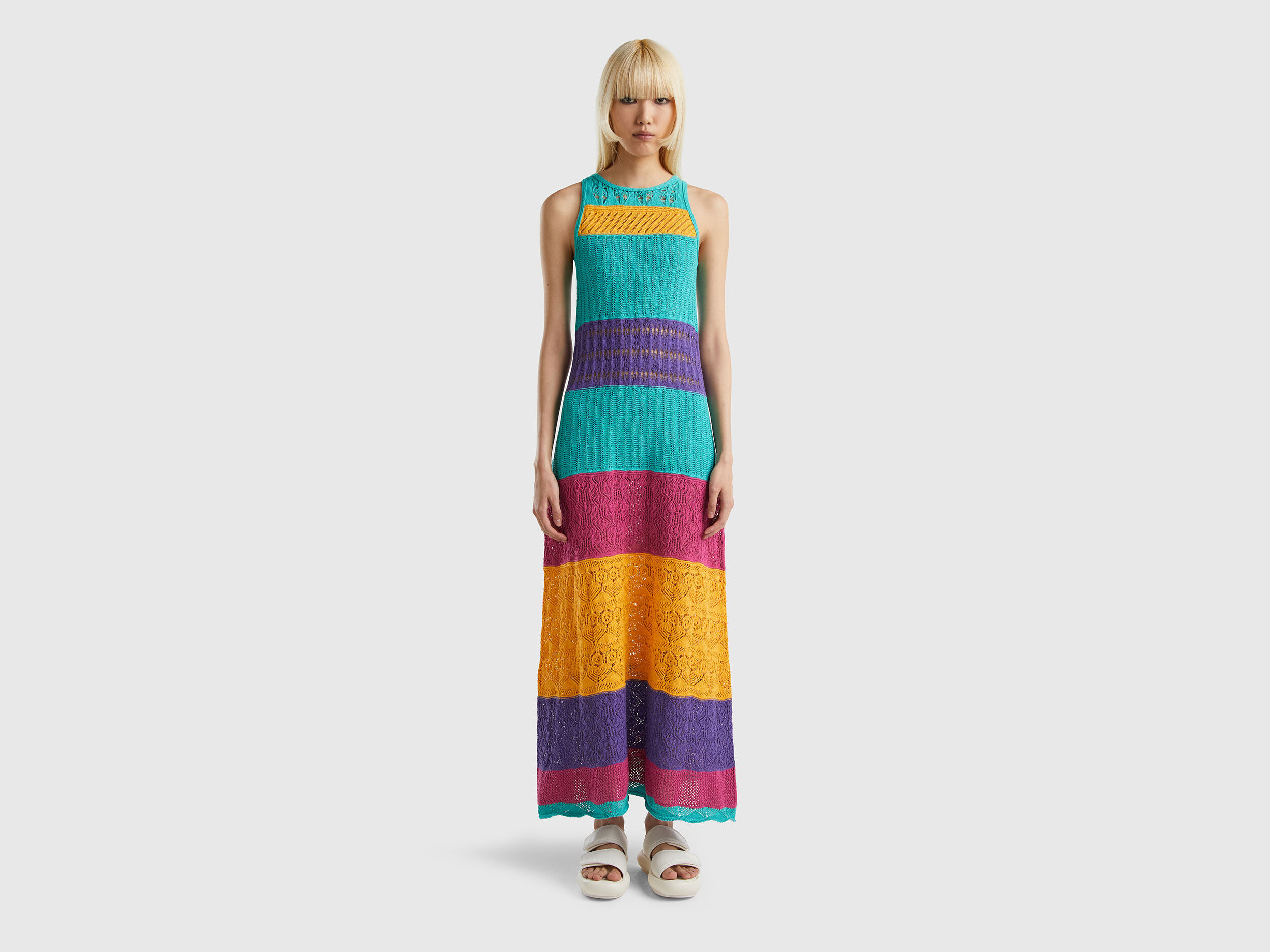 Multicolor store striped dress