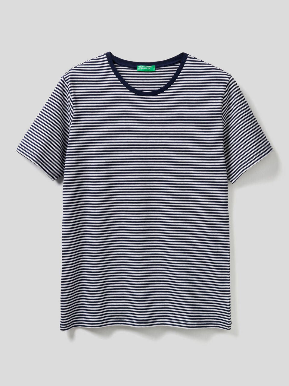 Camiseta de rayas de algodón 100 % Hombre image number 1