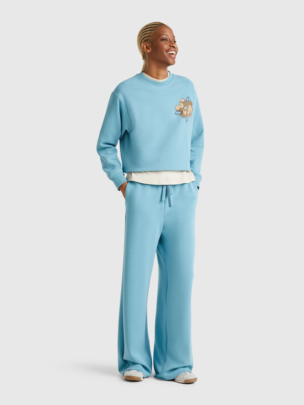 Wide leg sweatpants Women