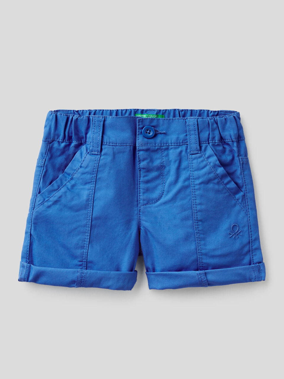 Bermudas de lona de 100 % algodón image number 1