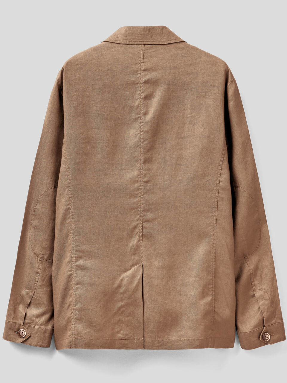 Chaqueta de 100% lino con bolsillos image number 2