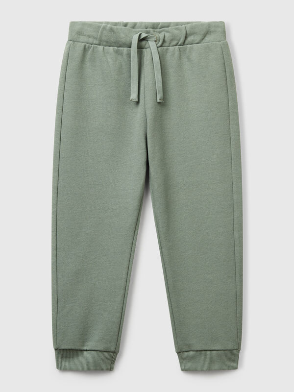 Pantalones de algodón con logo Niño