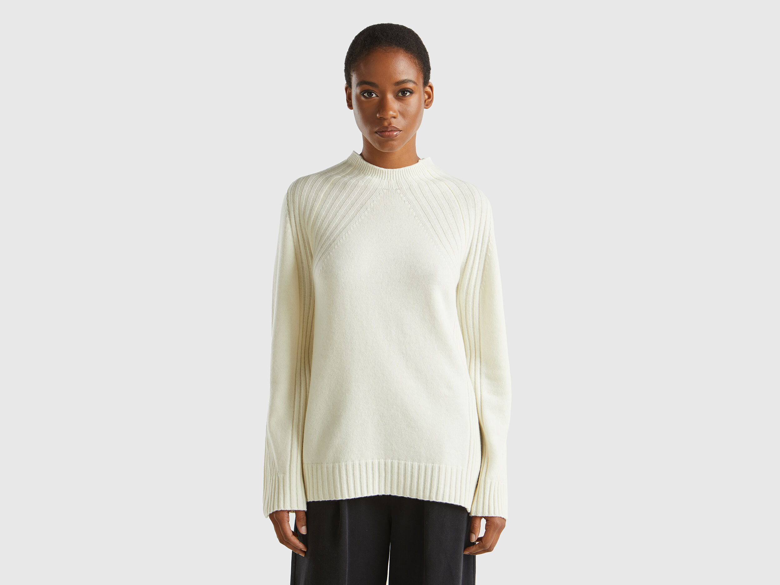 Women s High Neck Sweaters New Collection 2024 Benetton