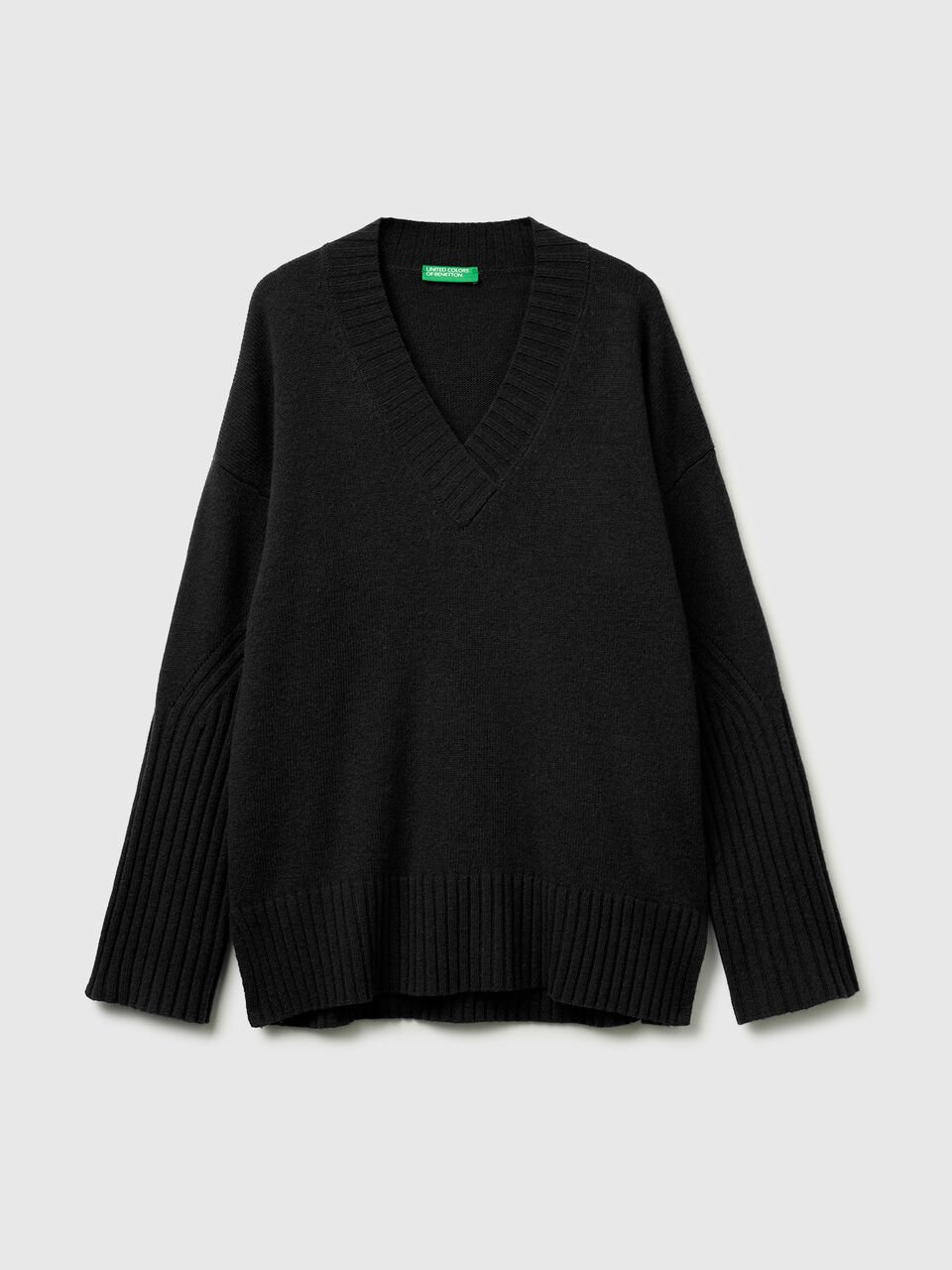 V NECK SWEATER L/S Mujer image number 1