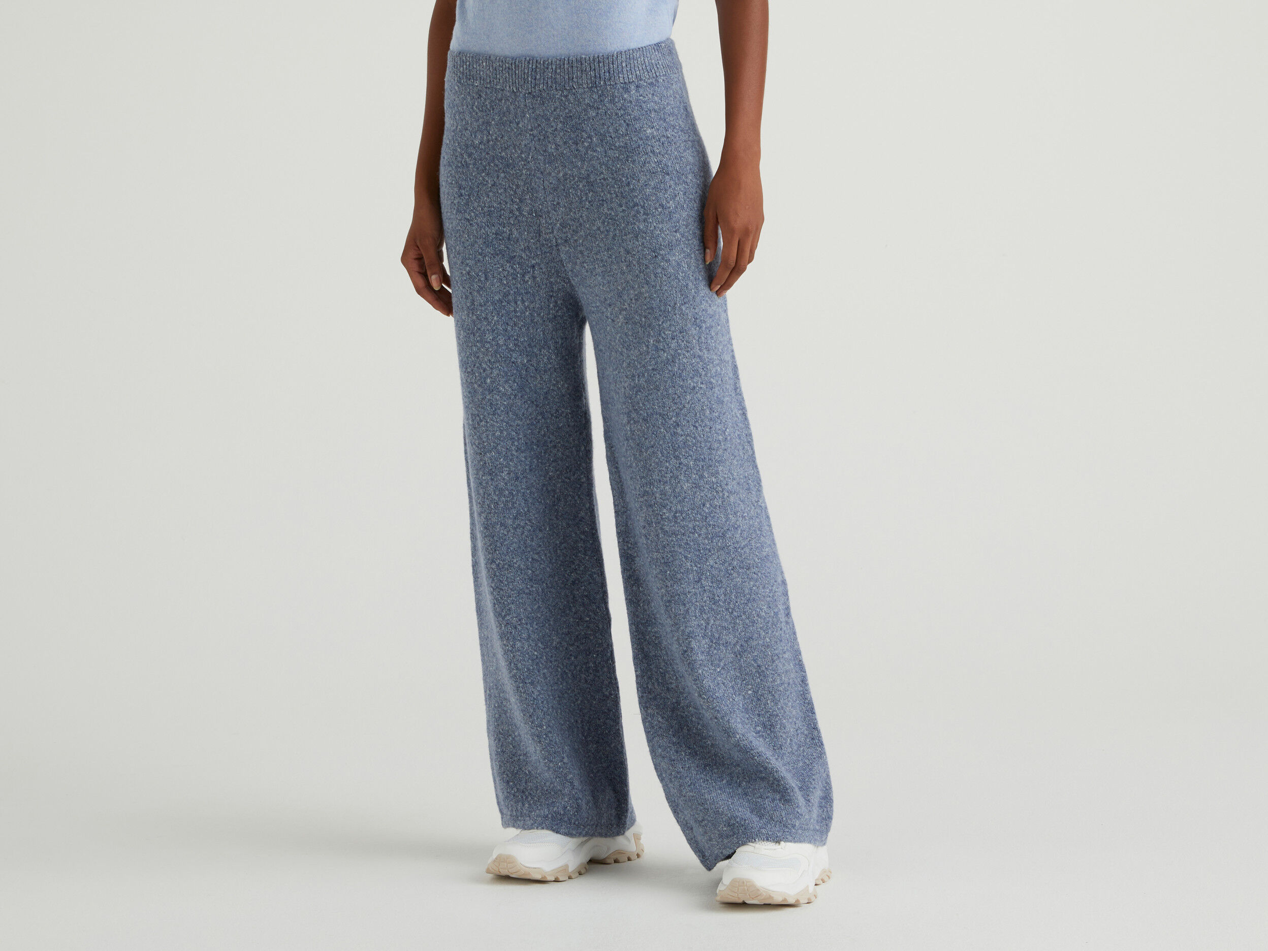 Benetton pantaloni palazzo outlet